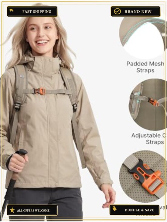 Lightweight Nylon Hiking Daypack 10L Water Repellent Fits 11\